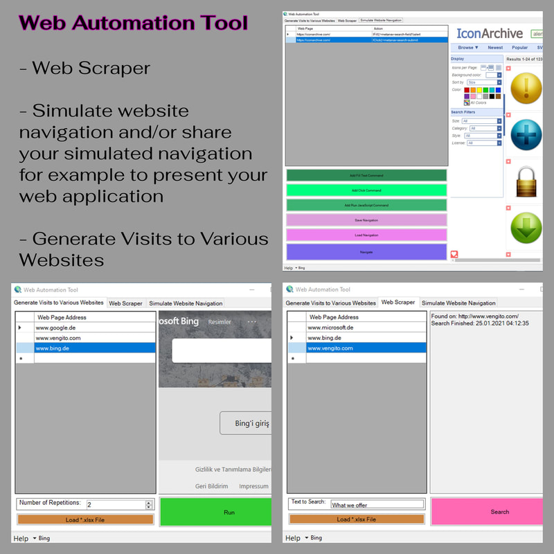 web automation - desktop application